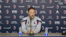 Bologna, le prime parole di Tedesco