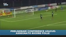 Preliminari Conference: assegnato un rigore folle