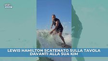 Hamilton scatenato sulla tavola