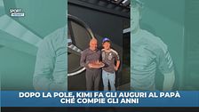 Kimi Antonelli, pole e festa per il papà