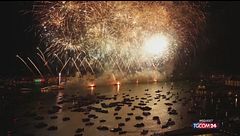 Venezia, i fuochi della Festa del Redentore richiamano migliaia di turisti