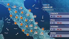 Meteo del 20 luglio