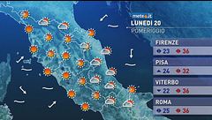 Meteo del 20 luglio