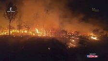 Spagna, incendio a nord di Madrid: 26mila ettari bruciati e 1.200 persone evacuate