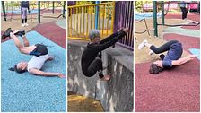 A Singapore si fa parkour a 70 anni