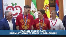 Fabian Ruiz e Gavi premiati in pomodori