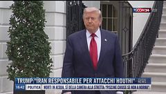 Breaking News delle 16.00 | Trump: "Iran responsabile per attacchi houthi"