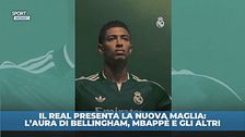 Real, la nuova maglia è AURA