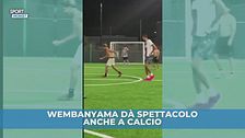 Wembanyama dà spettacolo anche a calcio