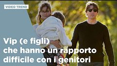 Vip (e figli) che hanno un rapporto difficile con i genitori