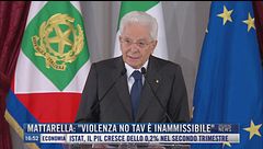 Breaking News delle 17.00 | Mattarella: "Violenza no tav è inammissibile"