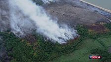 Gb: incendio infuria nella contea di Suffolk, poco lontano dagli impianti nucleari