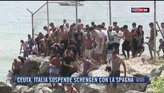 Breaking News delle 21.30 | Ceuta, Italia sospende Schengen con la Spagna