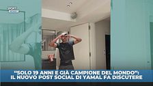 Yamal: "19 anni e campione". Il video fa discutere