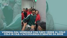 Vozinha accolto da eroe in Cile