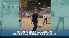 Sinner: vacanze in Ferrari
