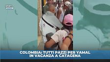 Yamal in vacanza a Cartagena