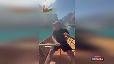 In barca con Francesco Totti
