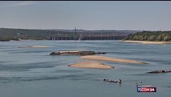 Dal Danubio in secca emergono i resti delle navi dell'esercito nazista