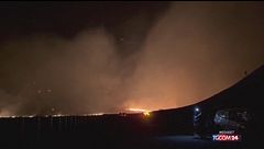 Indonesia, le immagini dell'incendio divampato nel parco nazionale di Giava