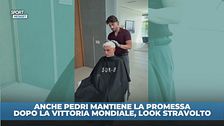 Nuovo look per Pedri