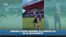 Fermin Lopez in versione freestyle