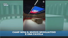 Camp Nou: spogliatoi da favola