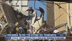 Breaking News delle 17.00 | Colombia, oltre 220 vittime del terremoto