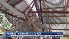 Breaking News delle 14.00 |  Terremoto in Indonesia, 38 morti