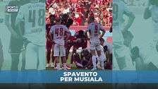 Musiala, che paura: malore in campo a causa del caldo