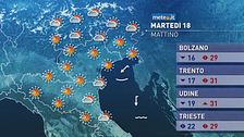 Meteo del 18 agosto