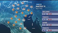 Meteo del 18 agosto