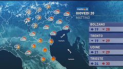 Meteo del 20 agosto