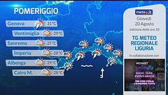 Tg Meteo Regionale Liguria