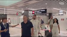 L'arrivo di Sutalo a Fiumicino: il difensore è pronto a firmare con la Lazio