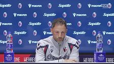 Tedesco:""Voglio un Bologna coraggioso, percepisco una squadra in crescita"