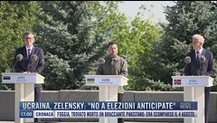 Breaking News delle 17.00 |  Ucraina, Zelensky: "No a elezioni anticipate"