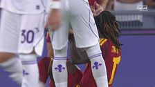 La Supermoviola di Roma-Fiorentina: i viola protestano sul primo gol