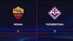 Roma-Fiorentina 4-0: gli highlights