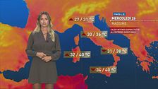 Meteo del 25 agosto, 20:30