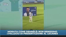 Morata, i palleggi di presentazione sono un disastro