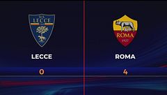 Lecce-Roma 0-4: gli highlights