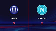 Inter-Napoli 3-2: gli highlights