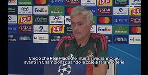Mourinho: "Tanti assenti con l'Inter? Forse il calendario l'ha fatto un italiano…"