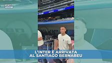 L'Inter è arrivata al Bernabeu