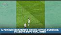 Il popolo nerazzurro non dimentica Dumfries: ovazione a fine Real-Inter