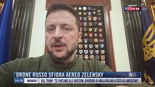 Breaking News delle 14.00 | Drone russo sfiora aereo Zelensky
