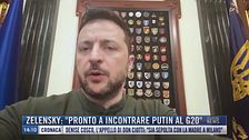 Breaking News delle 14.00 | Zelensky: "Pronto a incontrare Putin al G20"