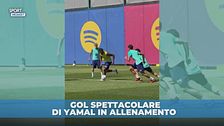 Yamal contro tutti: slalom e gol di tacco delizioso