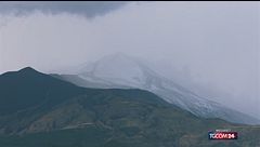 Neve sull'Etna a settembre? No, è la grandine